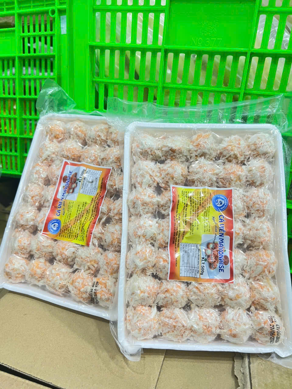 Cá viên hải sản mayonise 500g ( giao tphcm )