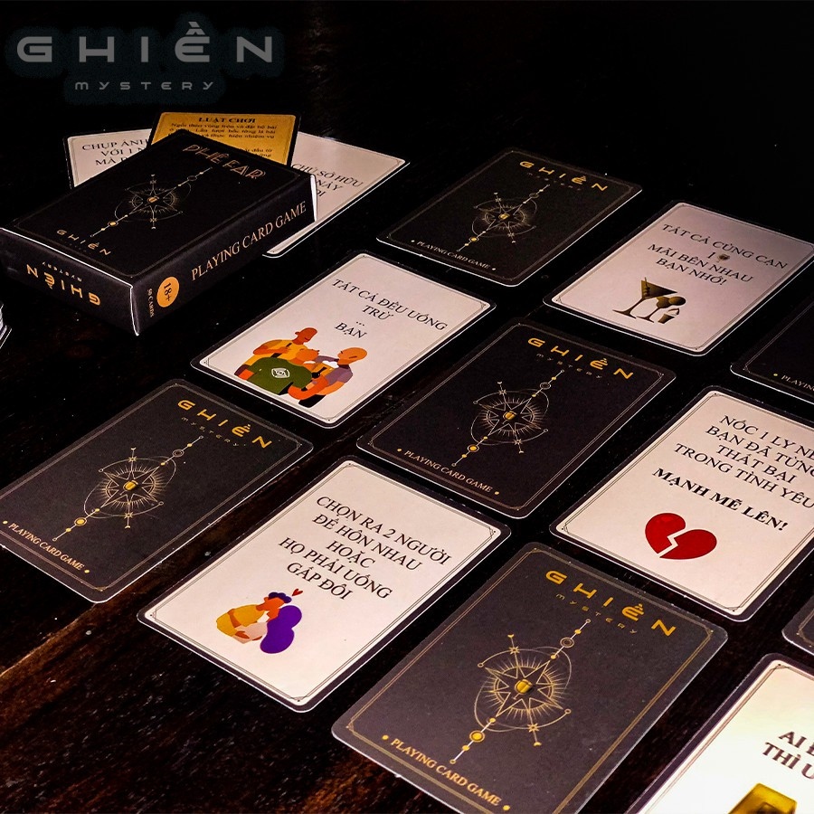 ▲ Bộ bài gây cười Phê Far - Drinking Game chơi vui vẻ với bạn bè hội nhóm đem lại cảm xúc gần gũi Ghiền Mystery