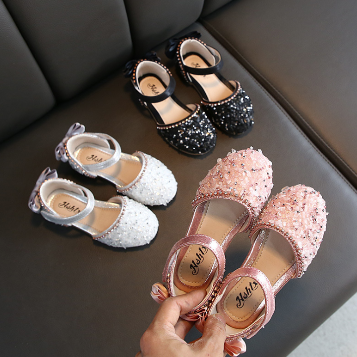 SIÊU HOT - Giày Búp Bê Công Chúa Đính Đá Óng Ánh Cho Bé ,Giày trẻ em 21238