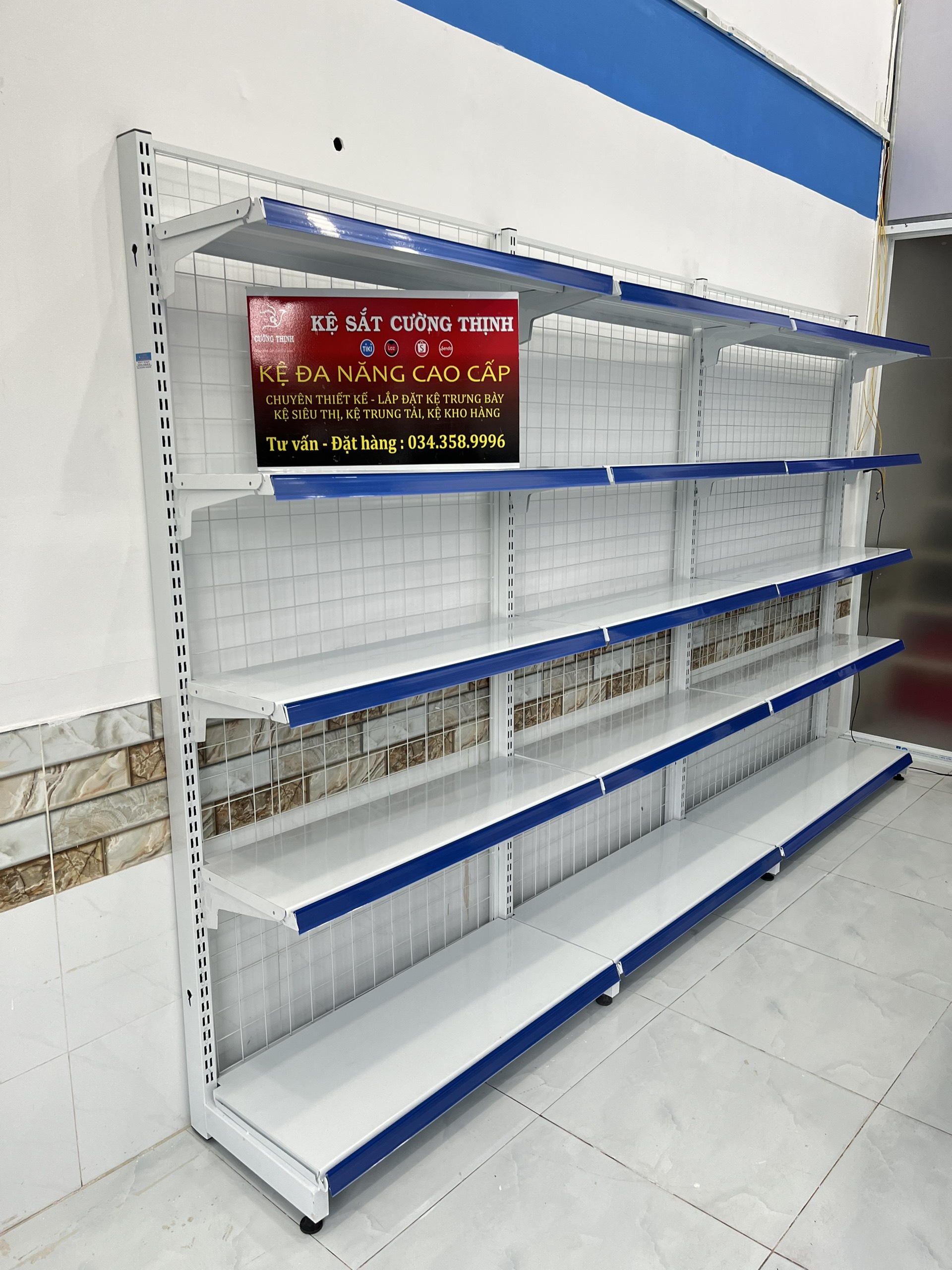 Kệ siêu thị đơn 5 tầng kệ siêu thị trưng bày