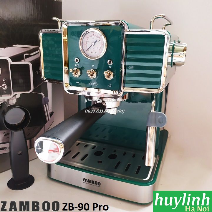 Máy pha cà phê zamboo zb-90 pro - tặng 500 gram cf
