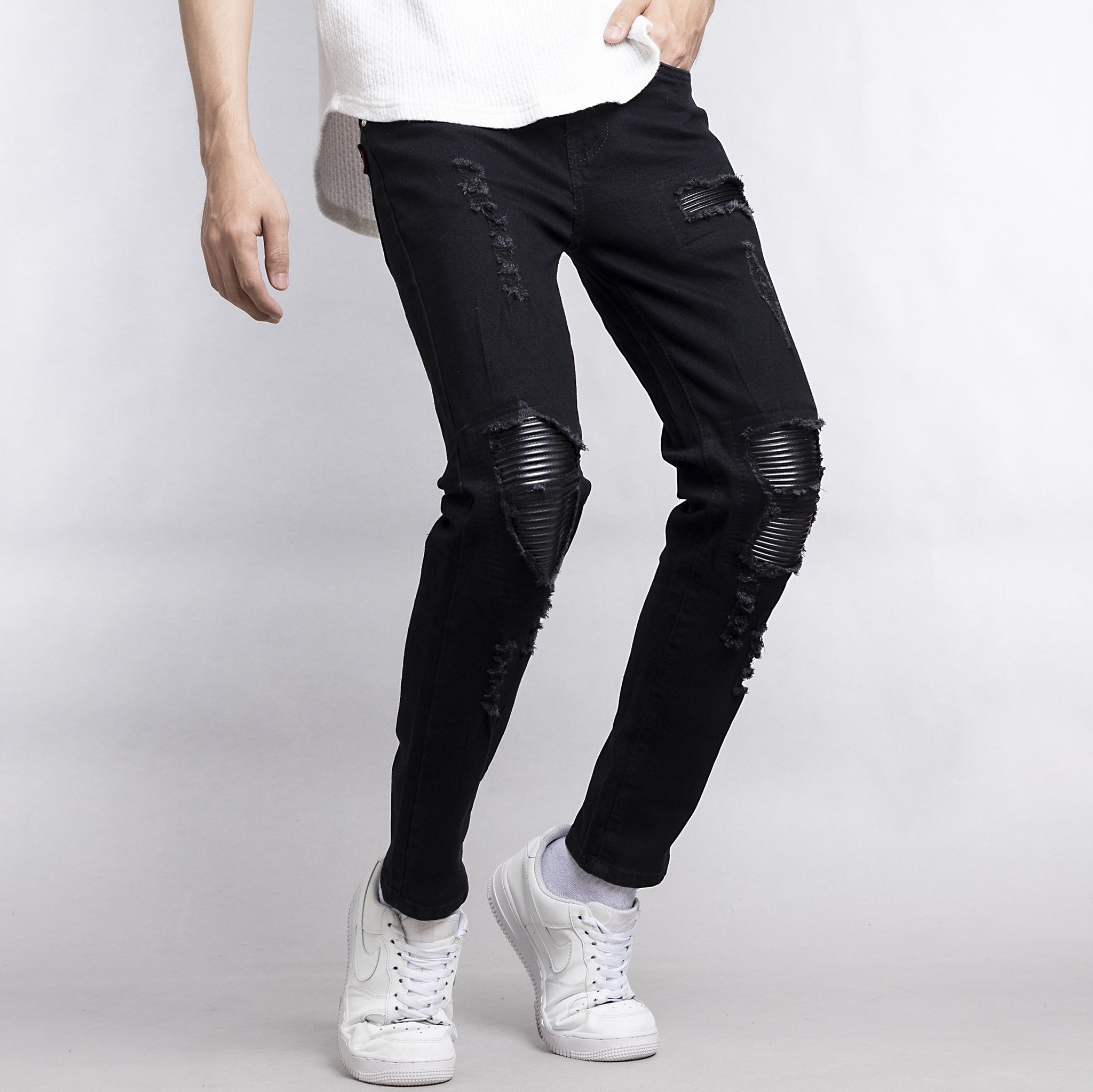 [HCM]Quần Jean Nam Jean Nam Đẹp Quần Bò Nam Rách Chất Vải Đẹp Phom Dáng Body Không Xù Không Bai Màu ( Hình Thật Có Kèm Video) Thời Trang Phong Cách DG-SHOP MS4054