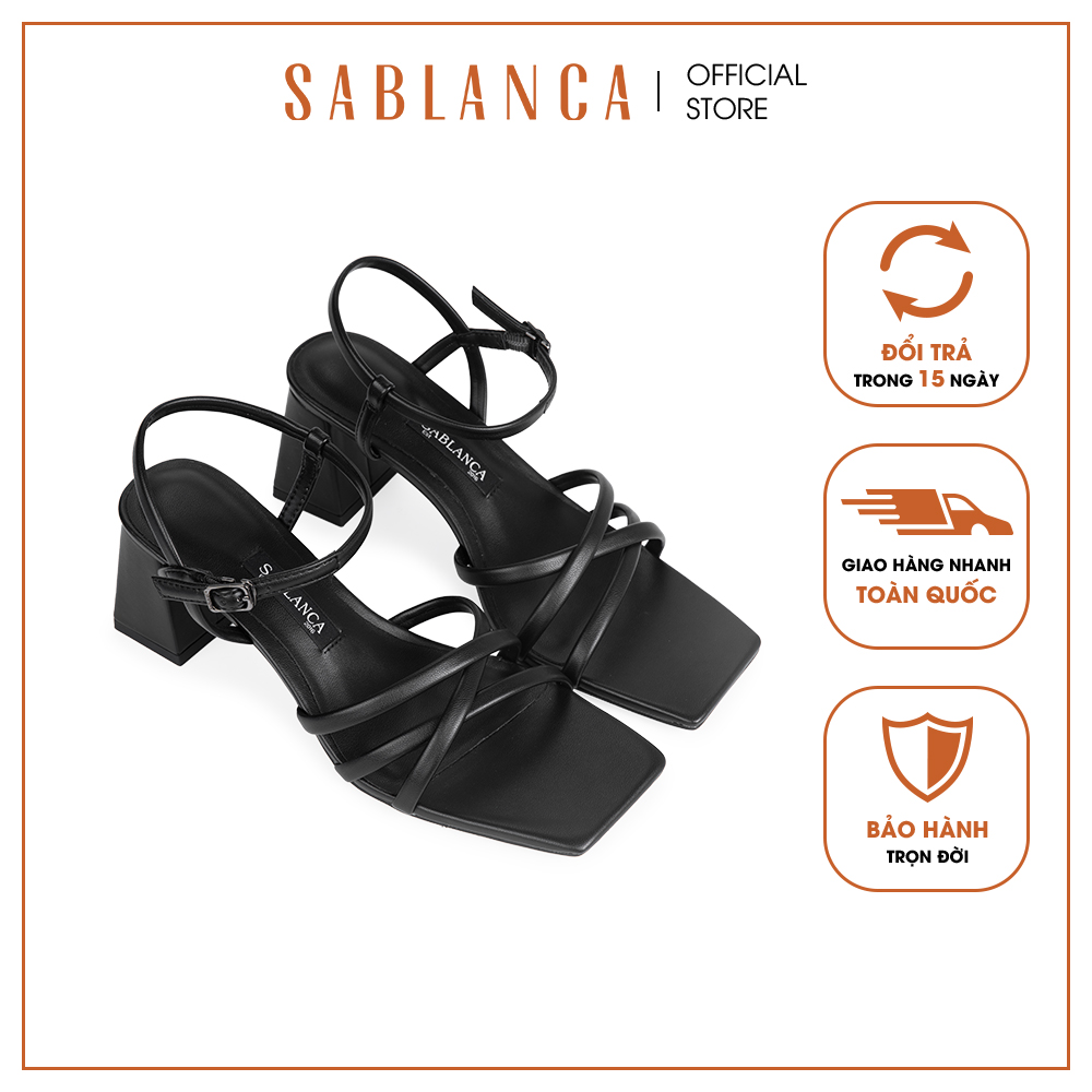 Sandal nhọn quai đan chéo SABLANCA SN0178
