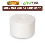 [QUÀ TẶNG KHÔNG BÁN_CHỈ CÓ TẠI LAZLAND] Khăn mặt khô đa năng EcoWipes cuộn 80 tờ không mùi size khăn 20x20cm dày 50gsm