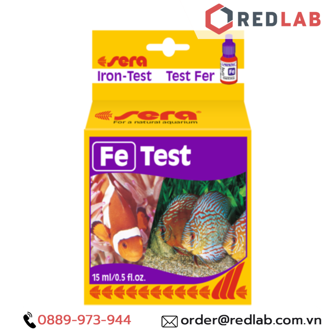 Test Fe Sera, đo nhanh hàm lượng sắt/phèn trong ao nuôi tôm, cá giá tốt, CÓ VAT