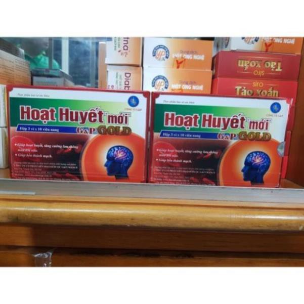 HOẠT HUYẾT G&P gold lưu thông máu não, rối loạn tiền đình GP