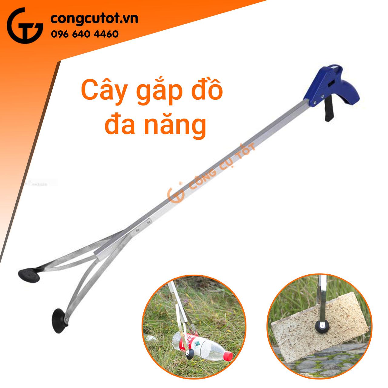 Cây gắp nhặt rác bằng hợp kim nhôm dài 80cm