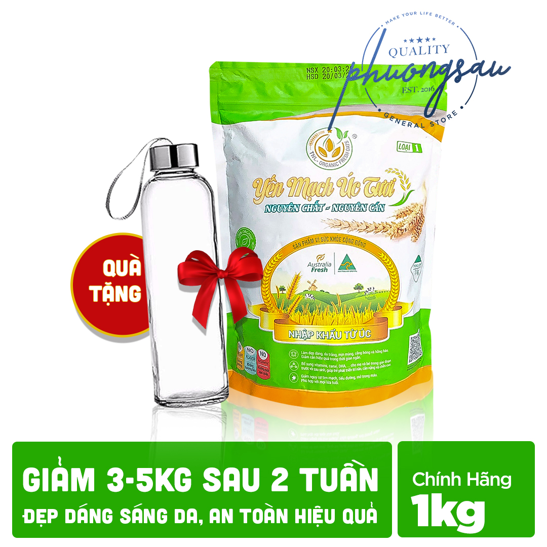 [CHÍNH HÃNG] YẾN MẠCH ÚC TƯƠI GIẢM CÂN, LOẠI 1 CHÍNH HÃNG, NGUYÊN CHẤT, ĐẸP DÁNG SÁNG DA