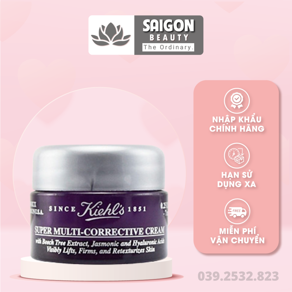 Kem tím dưỡng ẩm da ngăn ngừa lão hóa Kiehl's Super Multi-Corrective mini 7ml