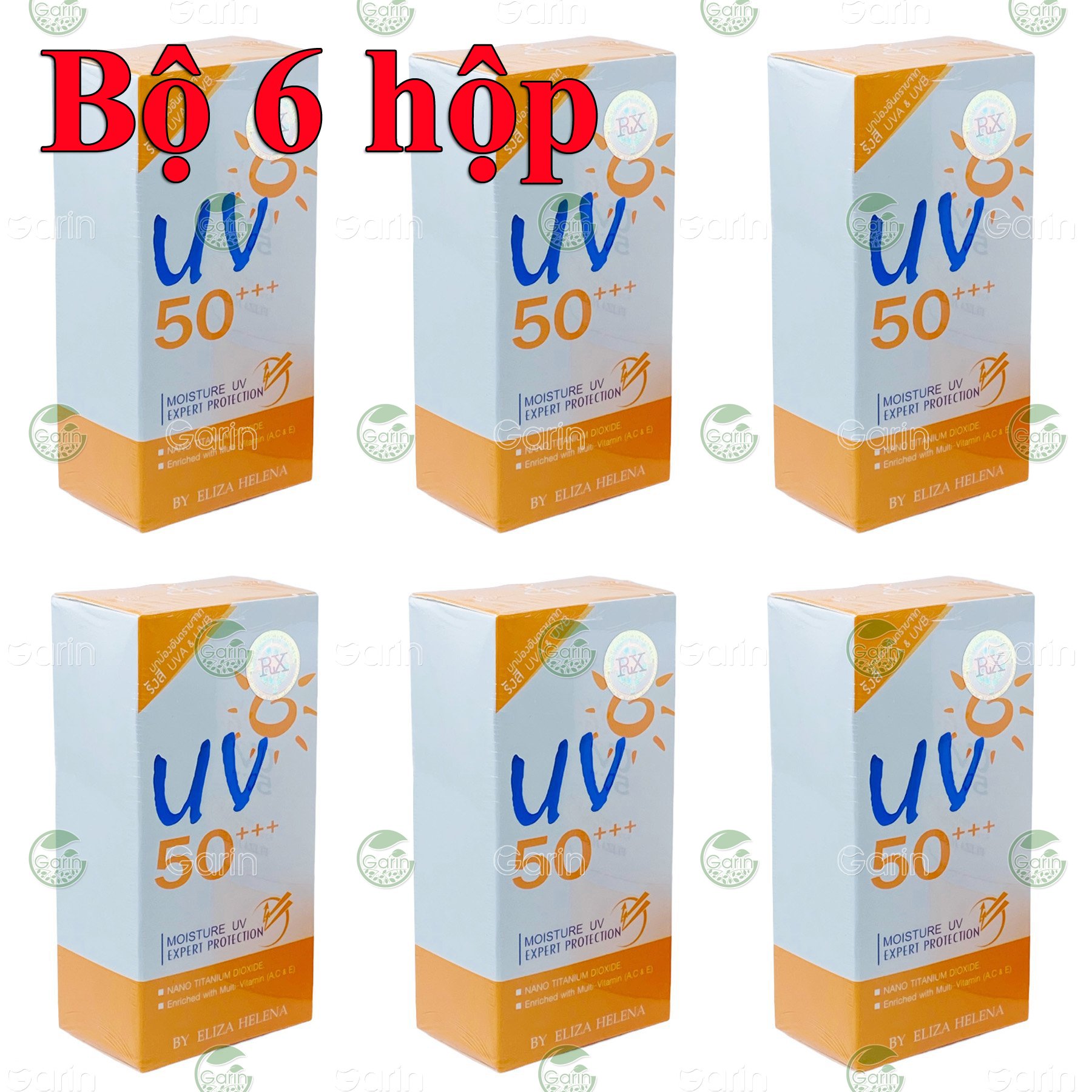 [TIẾT KIỆM HƠN] Bộ 6 hộp Kem chống nắng cho mặt và body Eliza Helena UV50+++ Thái Lan (30g x 6) giúp chống nắng hiệu quả dưỡng ẩm cho da thích hợp với làn da Châu Á