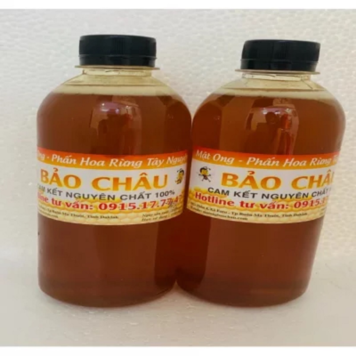  5 lít Mật ong Hoa Cà Phê Đăk Lăk nguyên chất 100% - Đặc sánh - thơm - vàng óng - Cam kết Mật nguyên chất 100% 