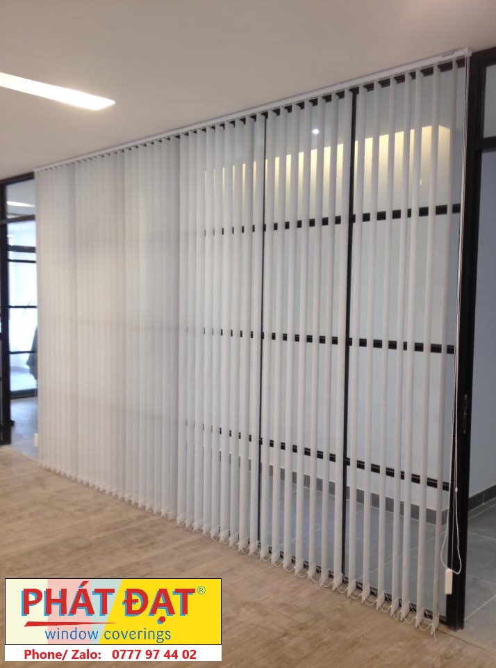 (Đặt theo kích thước) Rèm sáo lá, màn lá vải trơn 2 mặt 6 màu sắc, lá 90mm