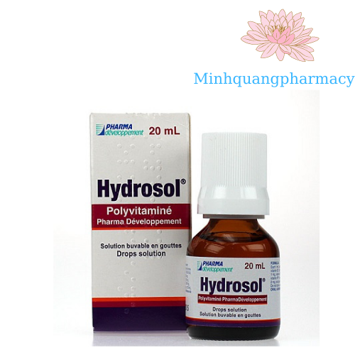 Vitamin Hydrosol Polyvitamin cho trẻ biếng ăn - Lọ 20 ml