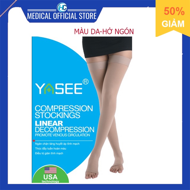 Vớ y khoa Yasee, tất chống suy giãn tĩnh mạch