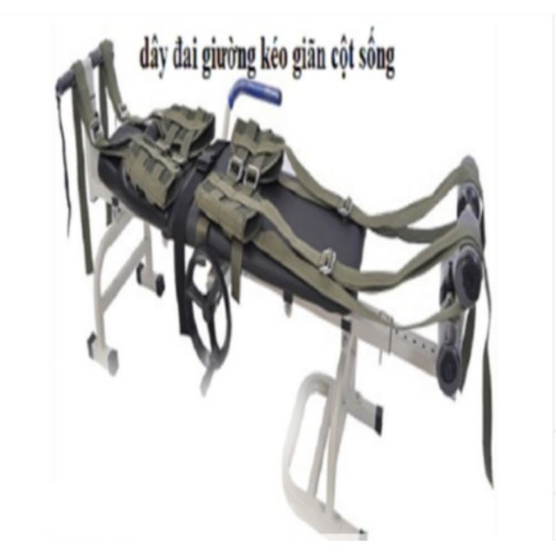 Bộ dây đai của giường kéo giãn cột sống lưng