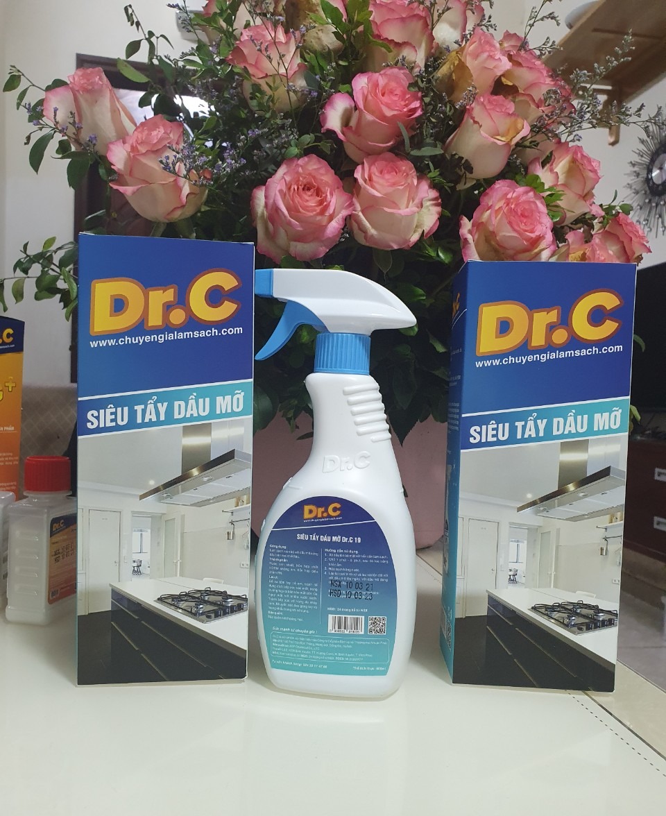 Chai xịt tẩy rửa dầu mỡ