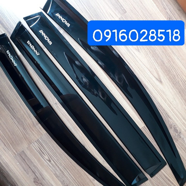Vè che mưa xe Toyota innova 2015 2016 Thái Lan xịn, nhựa đen loại dày, bóng đẹp ve mua o to inova