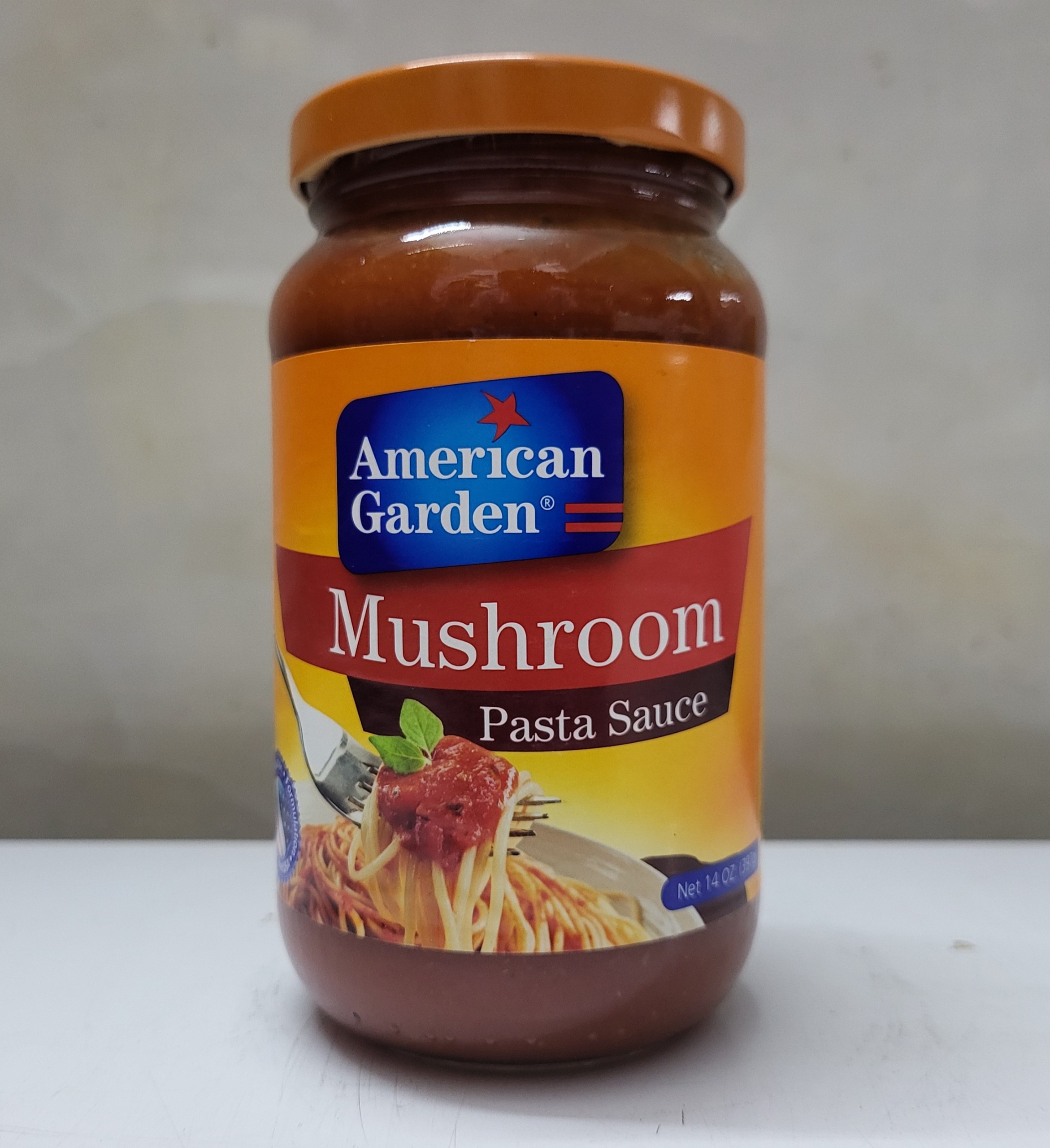 [Lọ 397g – NẤM] XỐT MÌ Ý NẤM [USA] AMERICAN GARDEN Mushroom Pasta sauce (atu)