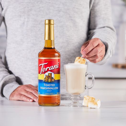Torani Classic Siro Pha Chế Vị Kẹo Dẻo Nướng Toasted Marshmallow Syrup