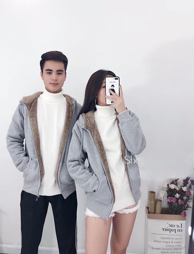 Áo khoác nỉ lót lông nam nữ giữ nhiệt , cực ấm cho mùa đông yêu thương HOT HOT