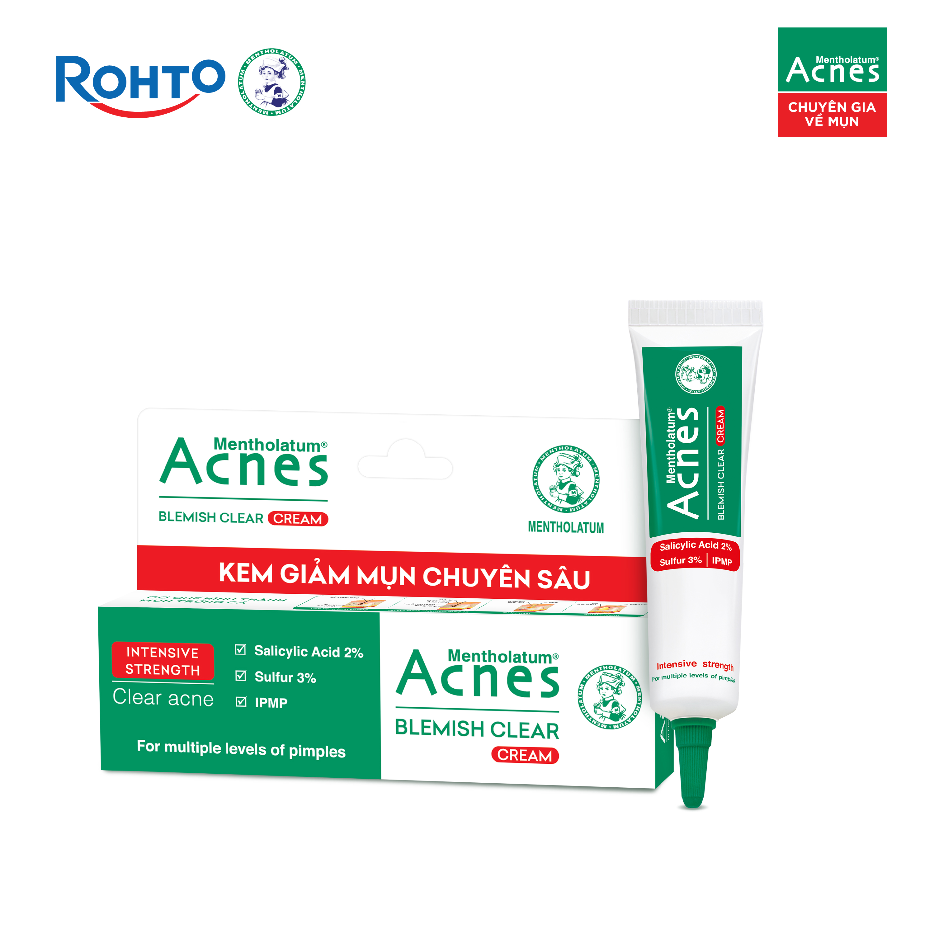  Kem chấm mụn chuyên sâu Acnes Blemish Clear Cream 10g 