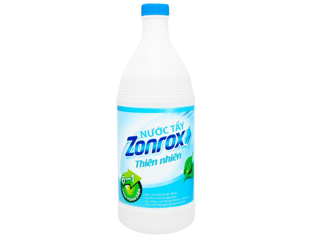 Nước tẩy Zonrox thiên nhiên chai 1 lít