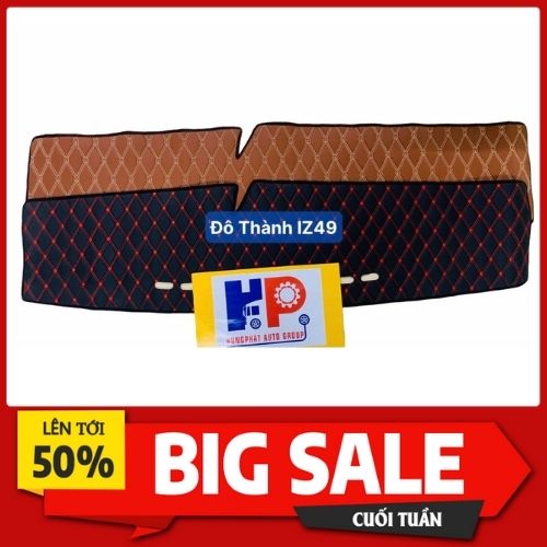 [XE TẢI Đô Thành IZ49 ]Thảm taplo chống nắng xe tải Đô Thành IZ49 da cacbon xịn sò