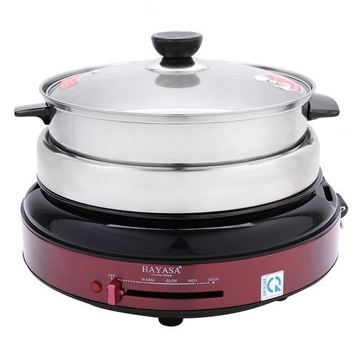 Nồi lẩu điện đa năng hayasa ha-690 dung tích 4.5 lít công suất 1600w