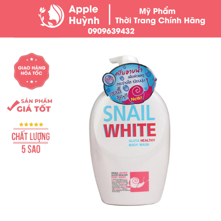 Sữa tắm snail white thái lan dung tích 800ml