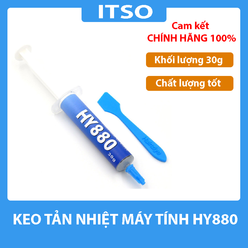 [HCM]Keo tản nhiệt HY880 tuýp lớn 30 gam sử dụng tốt cho máy bàn và laptop