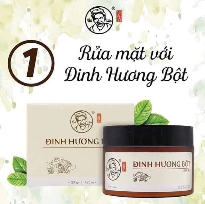 ĐINH HƯƠNG BỘT - Bột rửa mặt BÀ LÃO sạch nhờn, nhanh bong