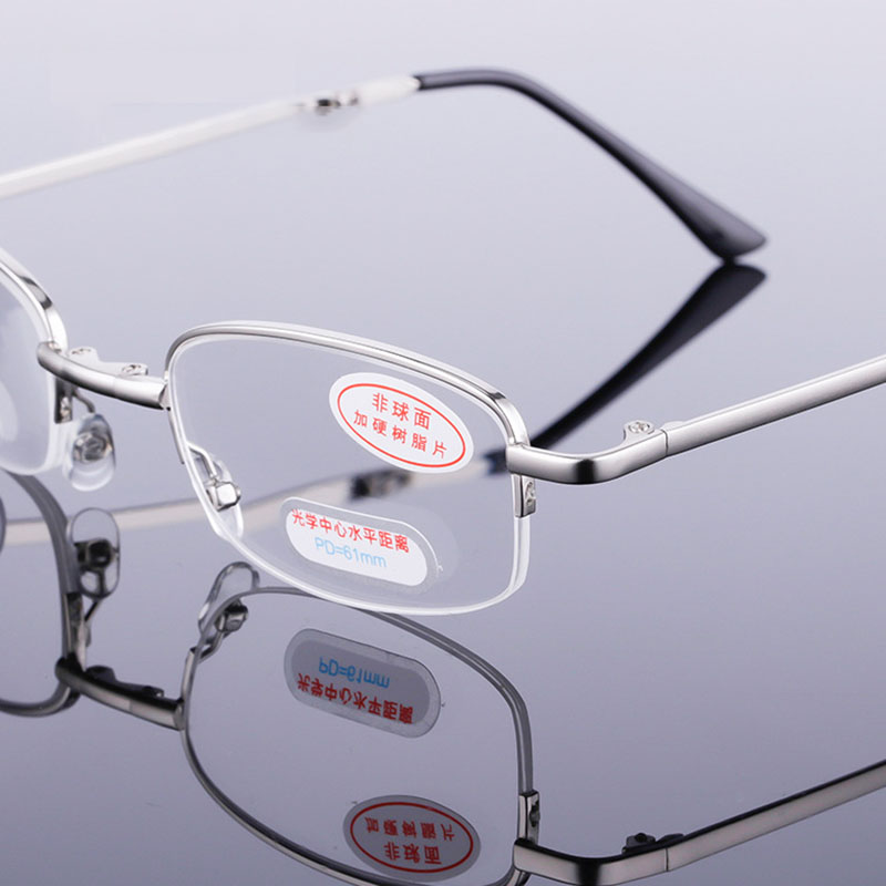 Gấp Kính đọc sách người đàn ông Phụ nữ kim loại khung kính presbyopic nhựa hyperopia Kính mắt diopter Eyewear 1.5 2.5 3.5 Unisex