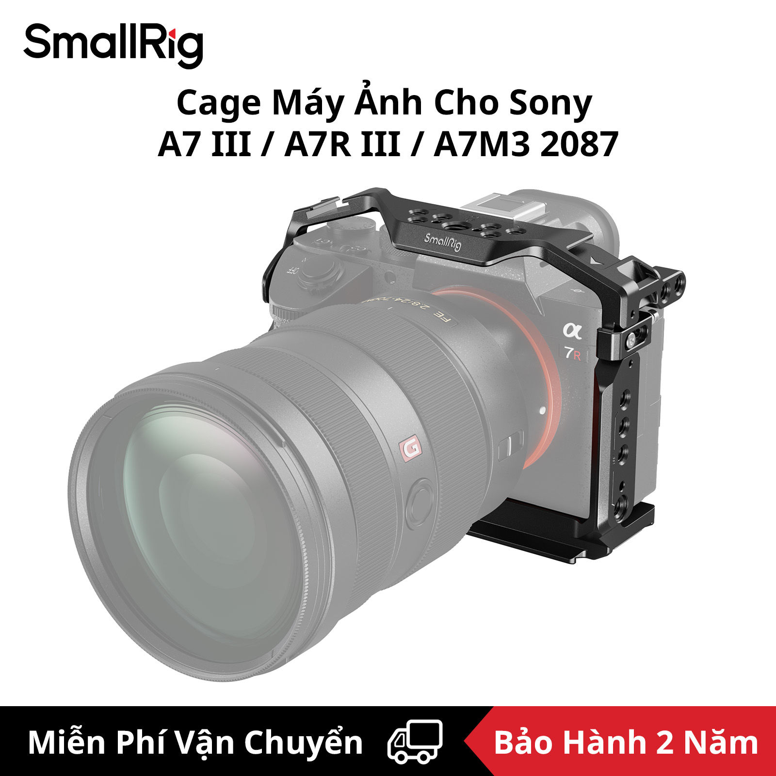 Smallrig cage rig khung máy ảnh cho sony a7riii/a7m3/a7iii 2087