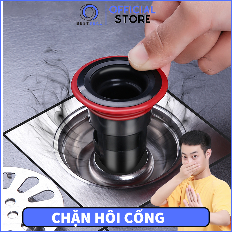 Nút Chặn Mùi Hôi Cống, Ngăn Vi Khuẩn, Côn Trùng Xâm Nhập Nhà Vệ Sinh, Mùi Hôi Lỗ Thoát Sàn - NGĂN MÙI 100%