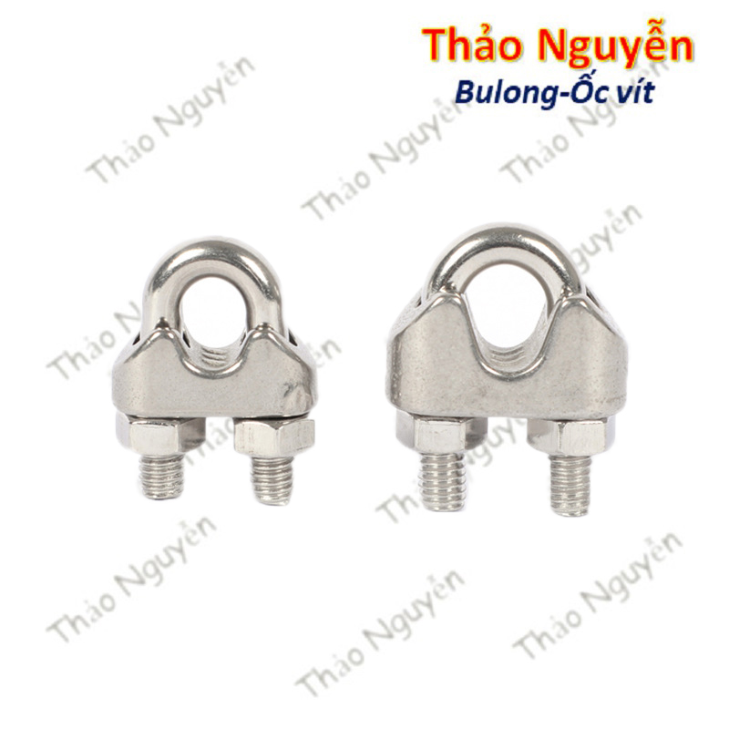 Ốc siết cáp inox đủ size giá tốt, khóa cáp inox 304