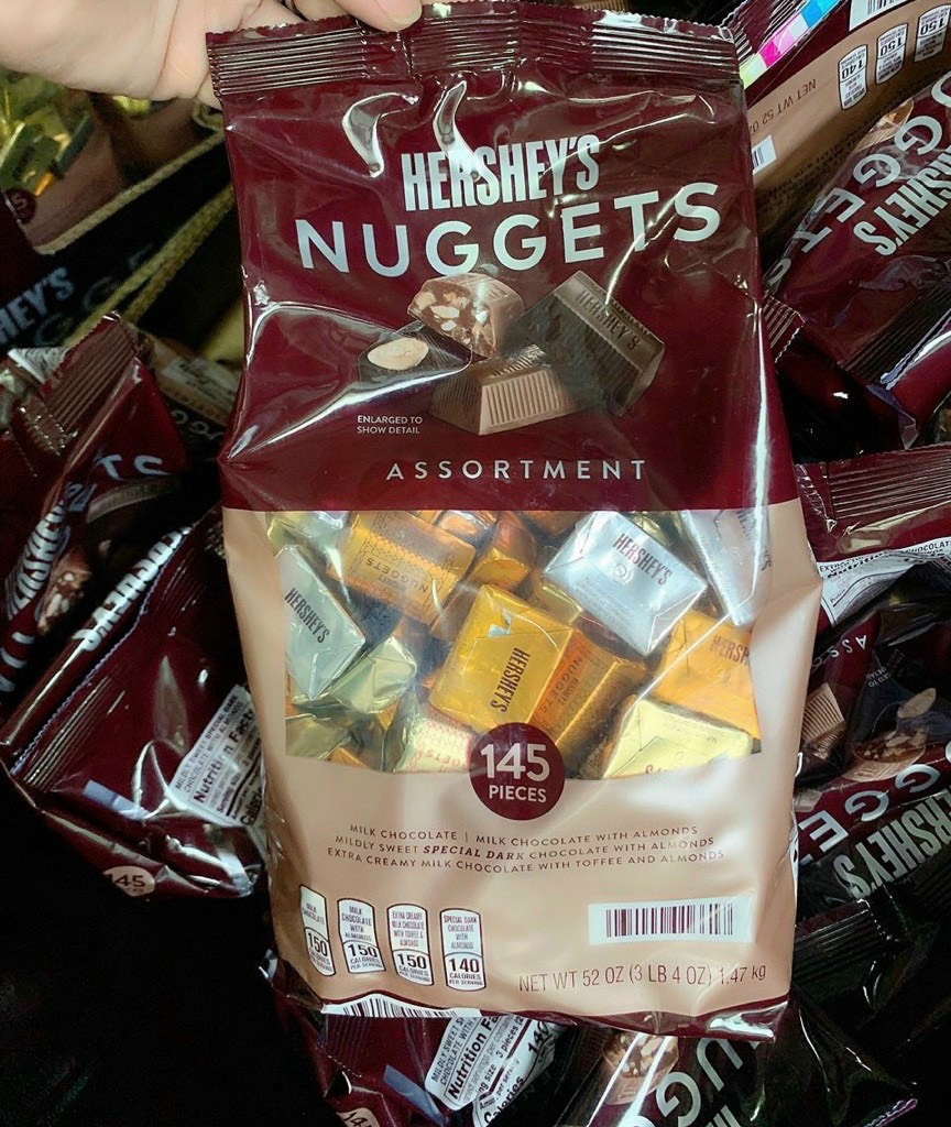 Socola 4 vị hershey’s nuggets thơm ngon nổi tiếng của mỹ