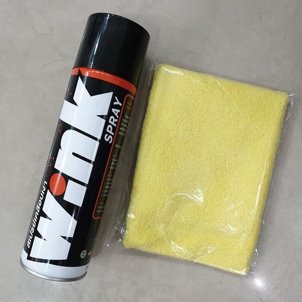 Chai xịt làm bóng dàn áo lube71 wink 600ml + tặng kèm khăn