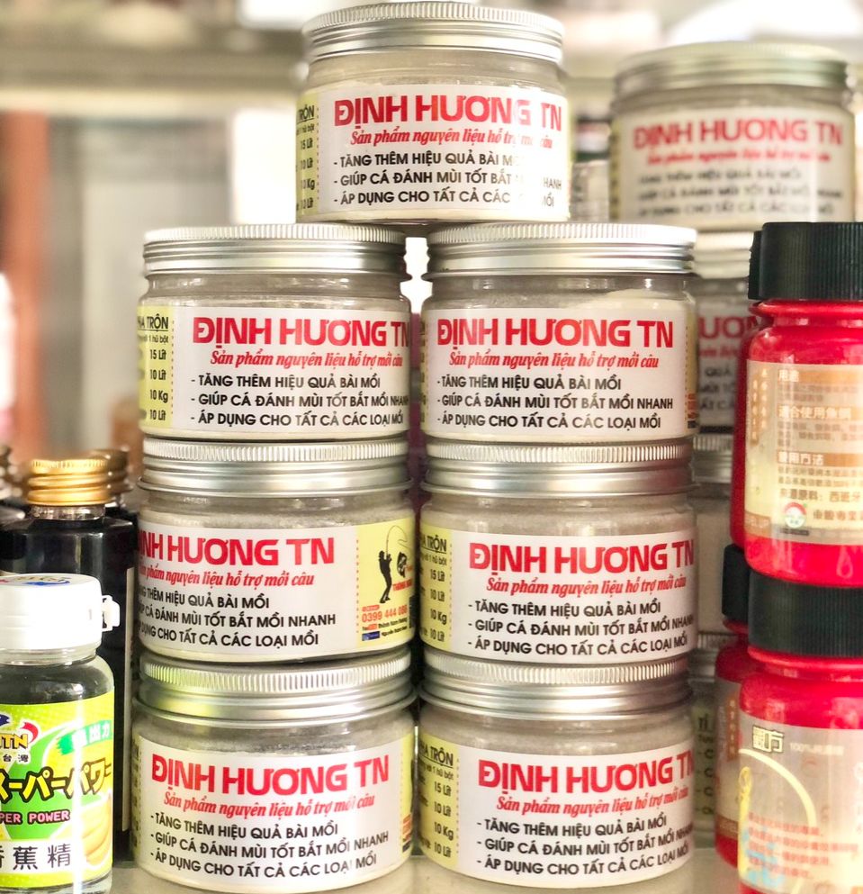 Hủ bột định hương tn trộn mồi câu cá tra hồ
