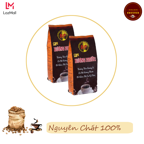 Combo 2 gói Cafe nguyên chất Đăk lăk - Hương Phước pha phin