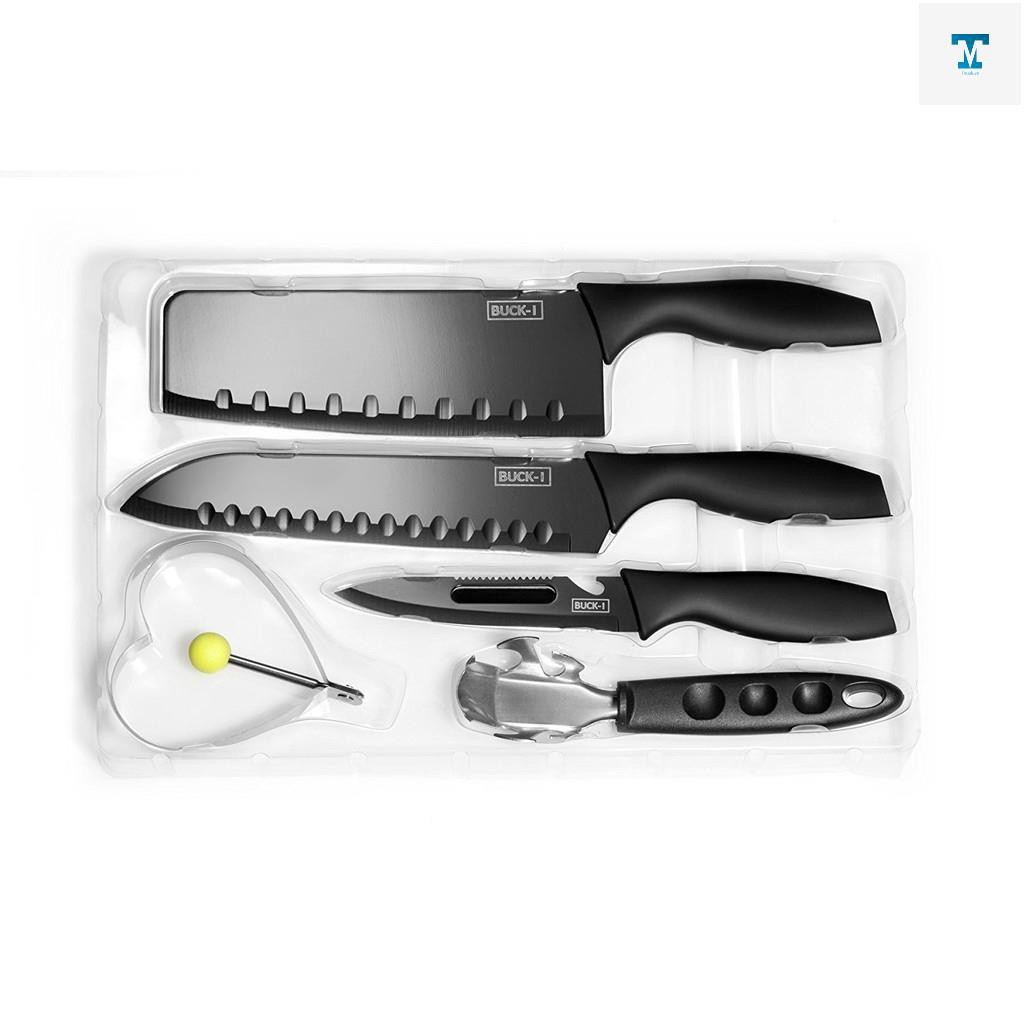 ⭐ Bộ Dao 5 chi tiết Chống Gỉ Set của Nhật Bản .Cả bộ 5 món kèm hộp sịn sò luôn