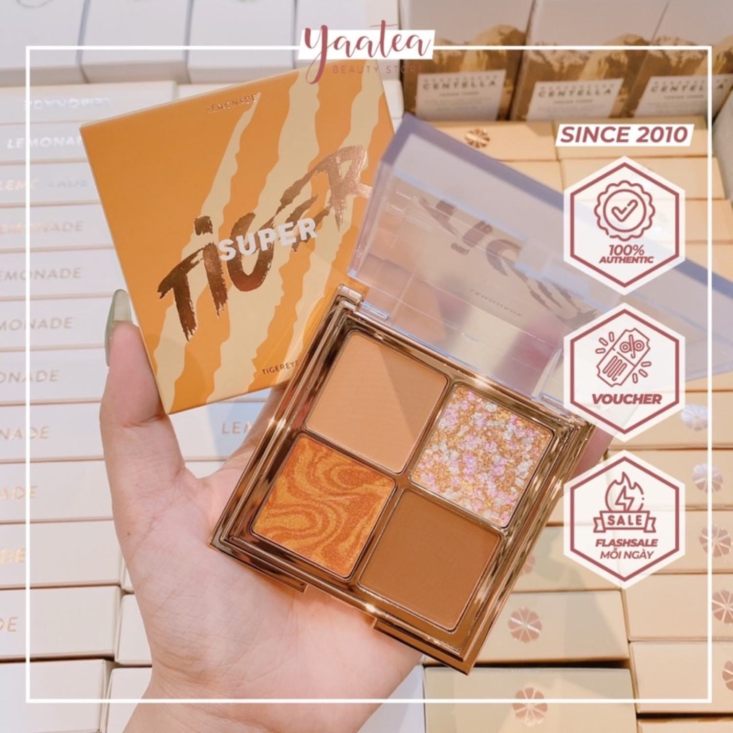 Bảng Phấn Mắt Lemonade SuperTiger Eye Shadow Mini Palette 8.8g