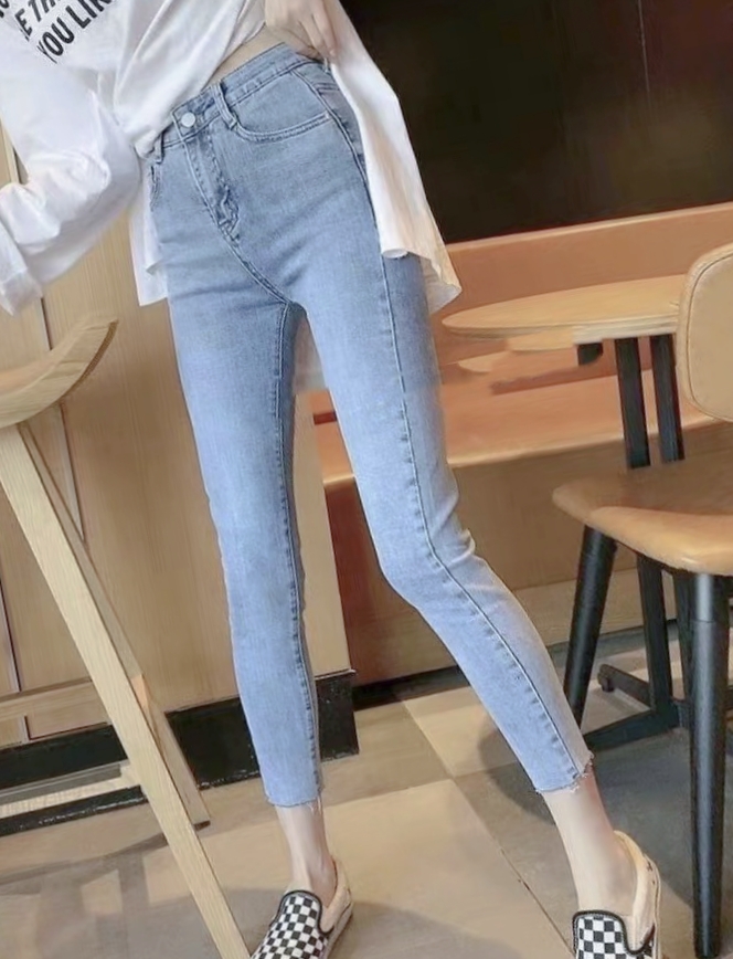 Quần 9 tấc tua lai co dãn mạnh dành cho người béo
