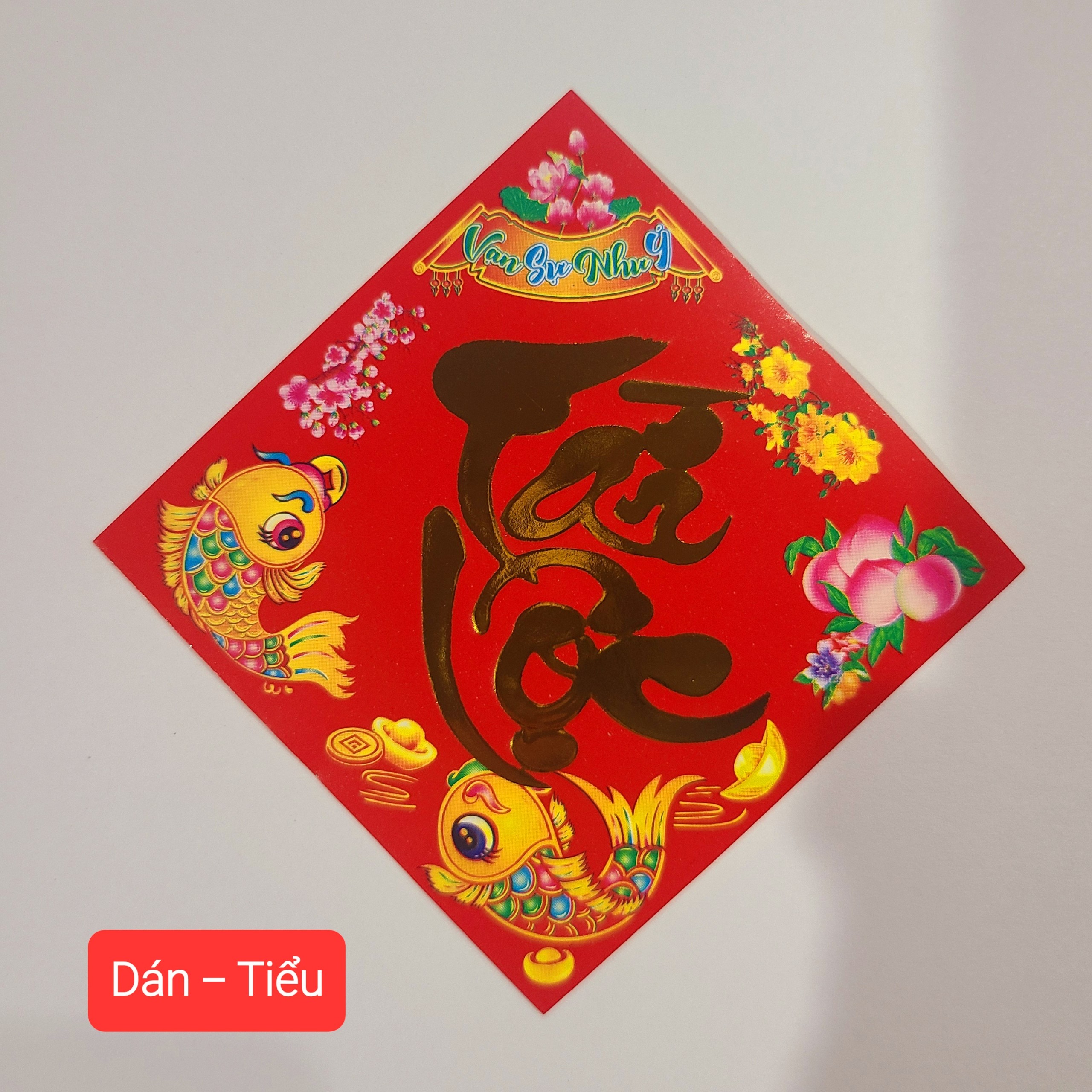 SET 10 Tờ Giấy Dán Dưa Chữ Giấy decal (có keo dán, nhiều mẫu, nhiều cỡ)