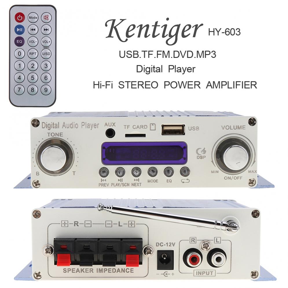 Giảm Giá Máy phát âm thanh kỹ thuật số Hi-Fi Bộ khuếch đại Xe Hơi Máy phát âm thanh nổi Đài Fm Hỗ trợ đầu vào SDUSBDVDMP3 có điều khiển từ xa