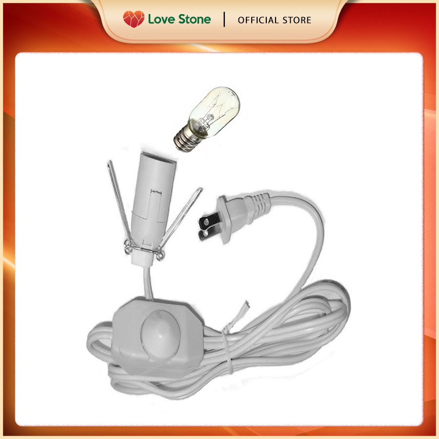 Bộ Dây Điện Và Dimer Bóng Đèn Sợ Tóc Cho Đèn Đá Muối - Hộp Đá Muối