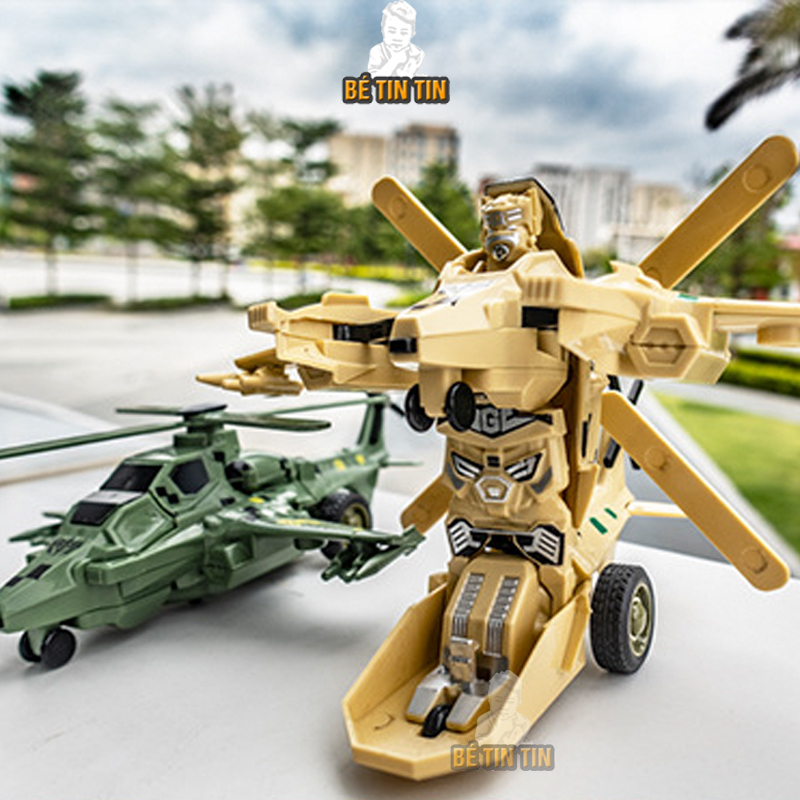 Đồ chơi trẻ em DOCHOITINTIN xe tăng biến hình, xe thiết giáp biến hình robot ,xe bọc thép robot
