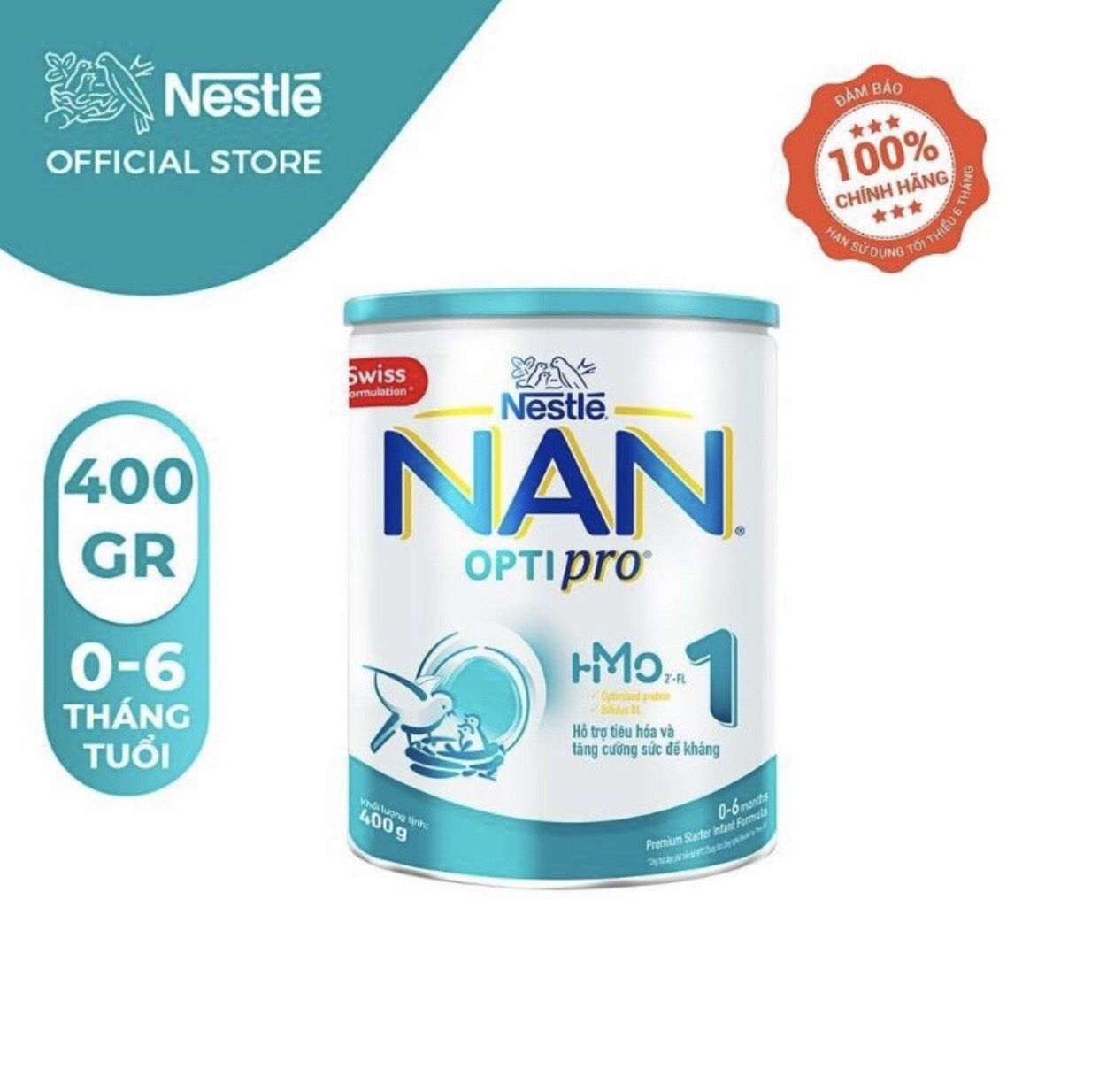 Sữa nan optipro số 1 dành cho bé 0-6 tháng 400g
