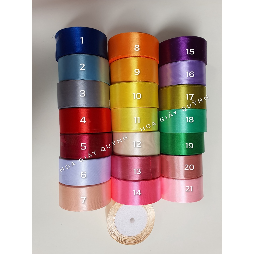 Ruy băng lụa 4cm x 20m