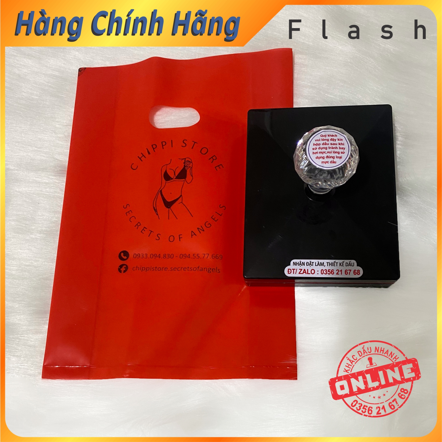 Khắc con dấu in túi nilong, con dấu in hộp carton tiết kiệm chi phí