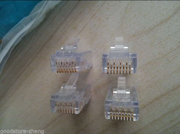 [COD] Cat6 RJ45 pha lê nối mạng, 100 cáilô, chất lượng cao